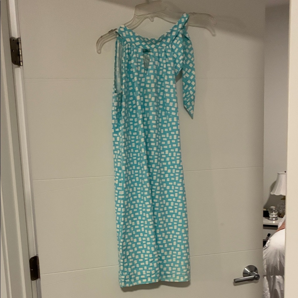 Katherine Way Blue and White Dress